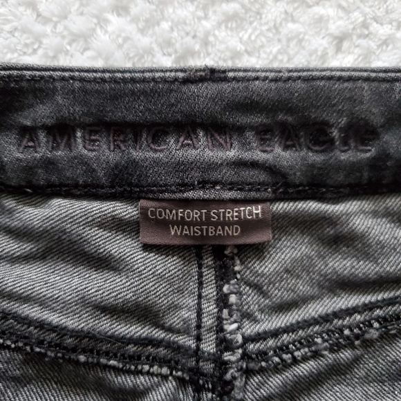 AMERICAN Eagle Outfitters High Waisted Jeans Shorts Size 0 - Picture 7 of 8